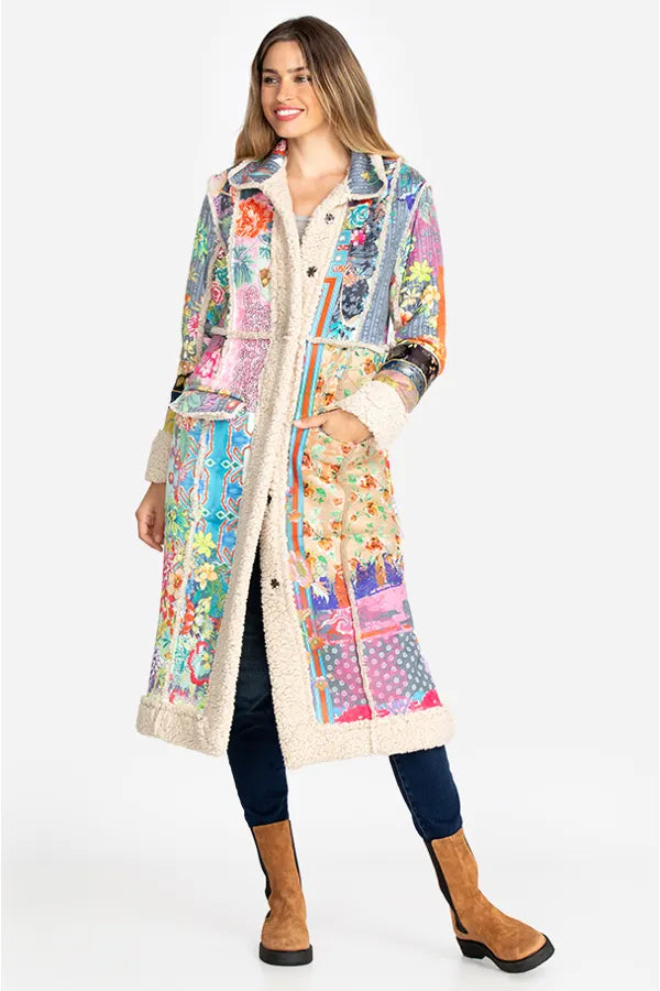 Johnny was sherpa coat best sale