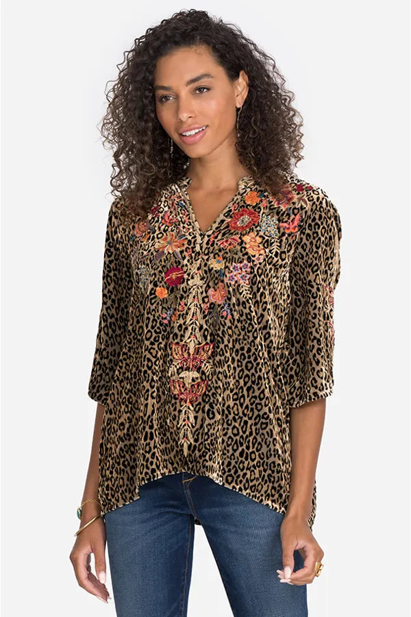 Johnny Was online Andy Belle Blouse Top L