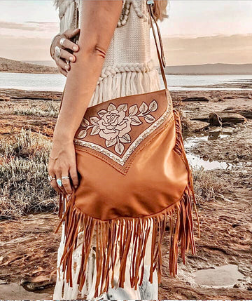 Women's Handmade Leather Boho-Gypsy Purse – Leather Native