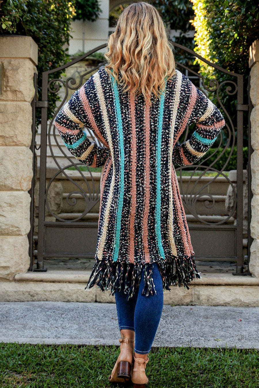 TASSEL COAT MULTI