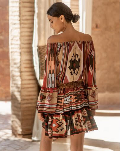 NAVAJO INSPIRED MINI DRESS