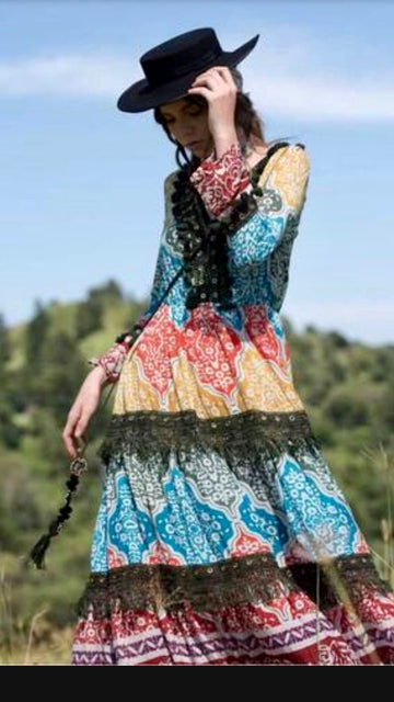 BOHO GYPSY DRESS Multi