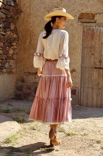 GREAT WESTERN COWGIRL TOP &amp; SKIRT