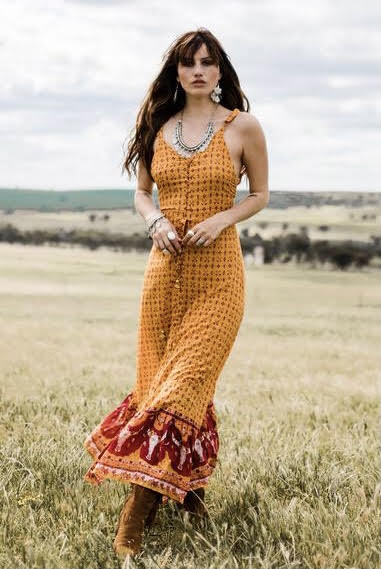 STARLA MAXI DRESS AUTUMN GLORY